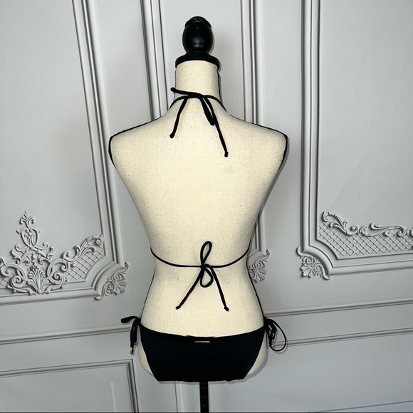 Stella McCartney Black Gold Chain Bikini | Size M Top | Size L Bottoms - Picture 4 of 11